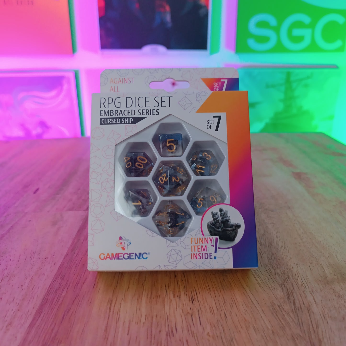 GG Embraced Series - Cursed Ship RPG Dice Set (7pcs)