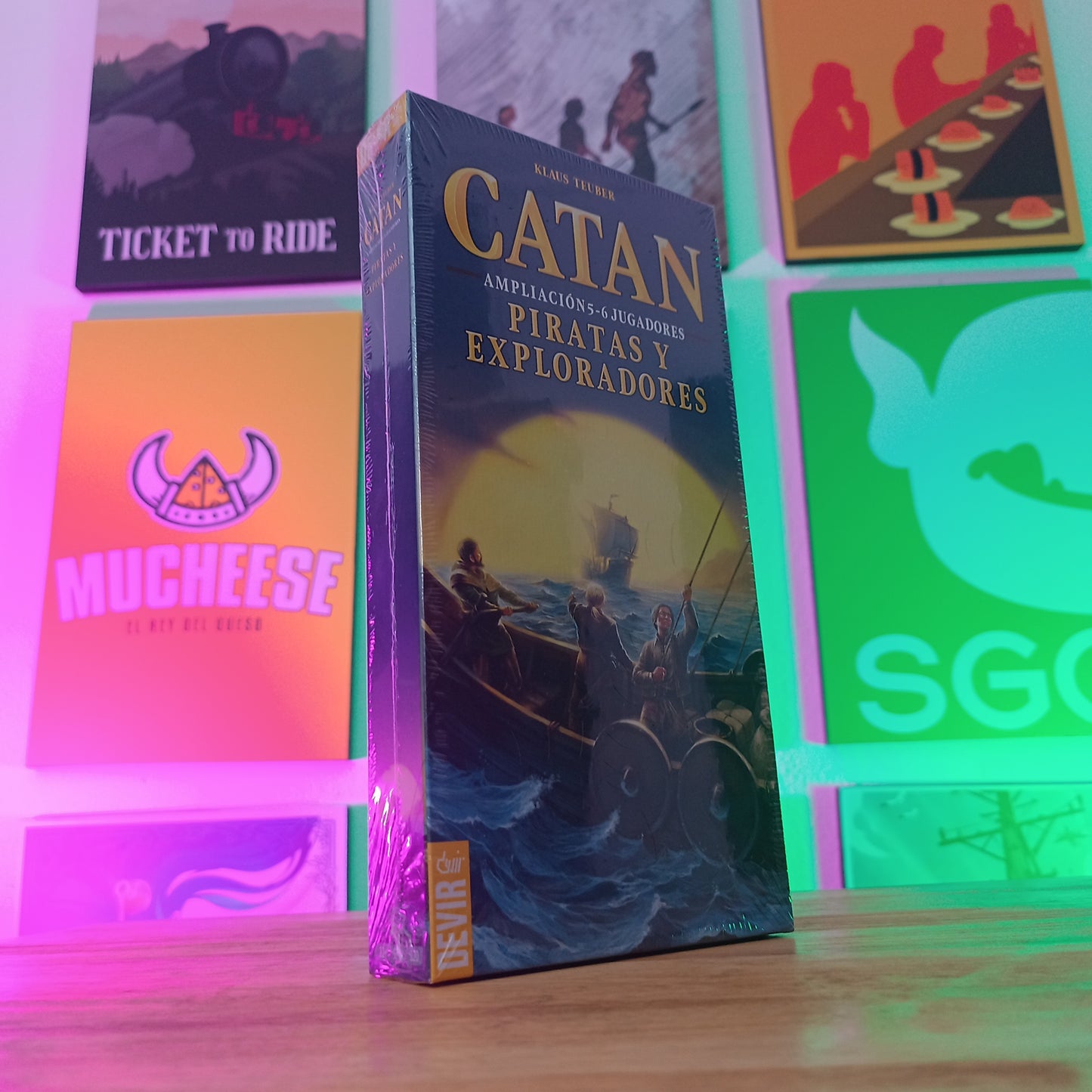 Catan ampliación 5-6 jugadores Piratas y Eploradores - Español