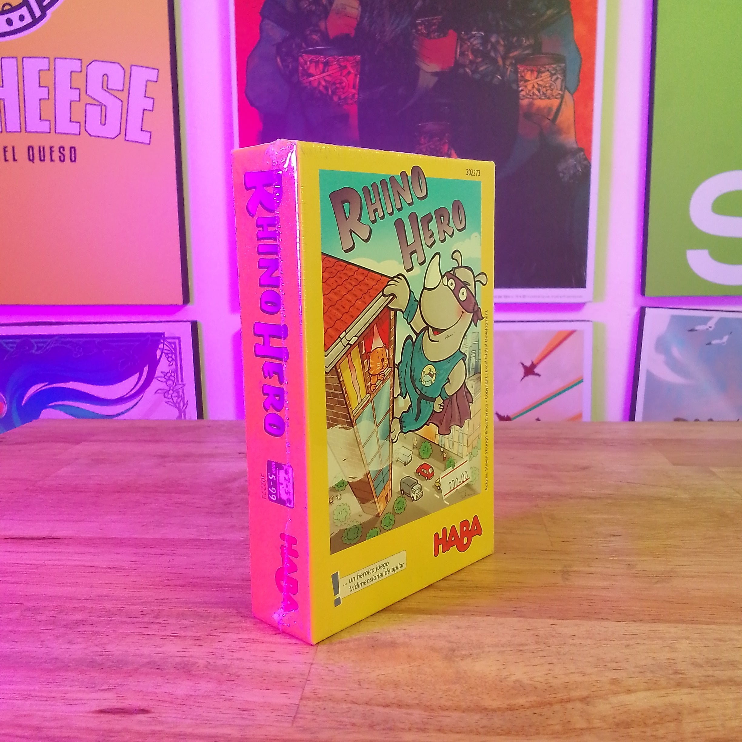 Super batalla Rhino Hero Haba Juegos El faro de los tres mundos Super batalla Rhino Hero Haba Juegos El faro de los tres mundos