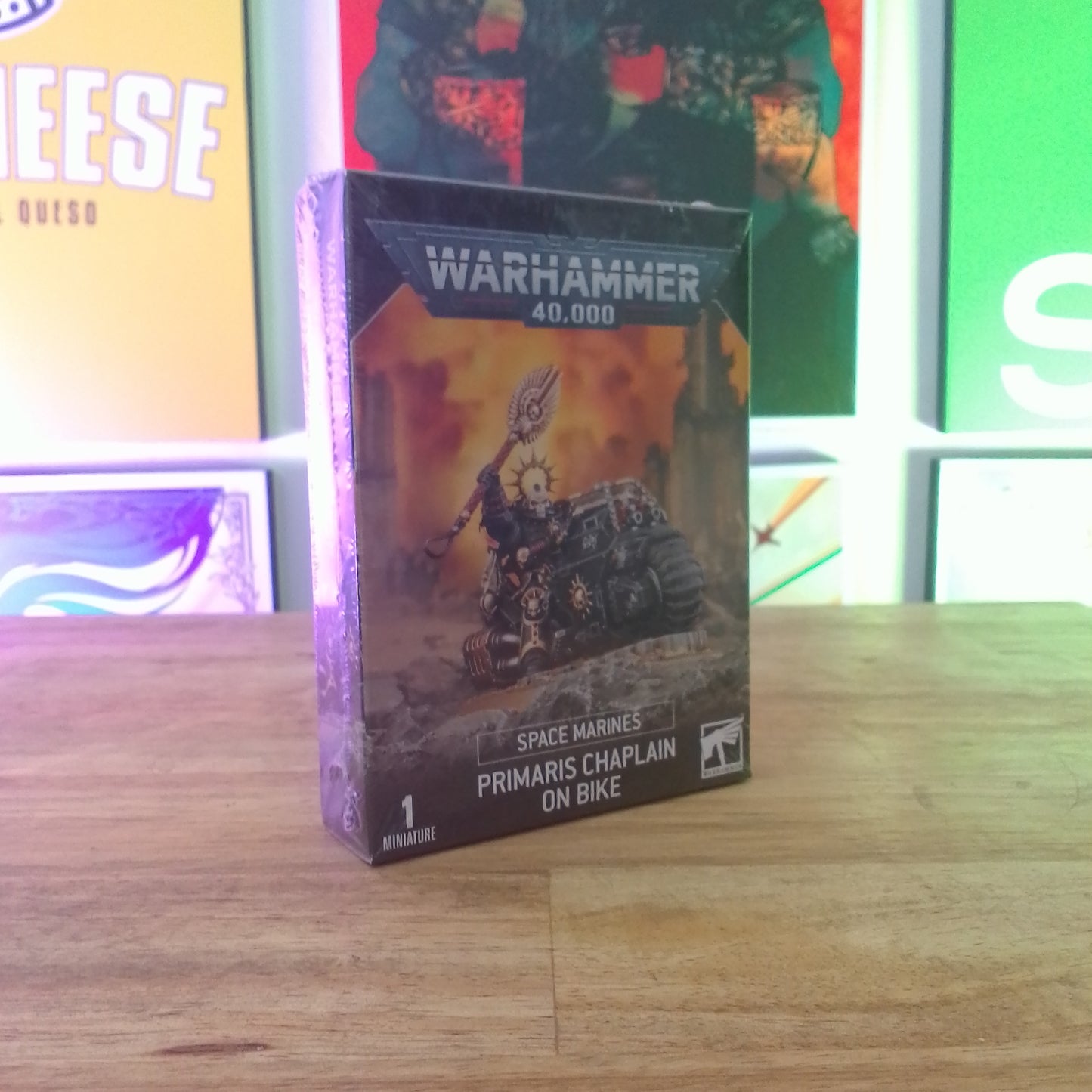 Space Marines: Primaris Chaplain on bike