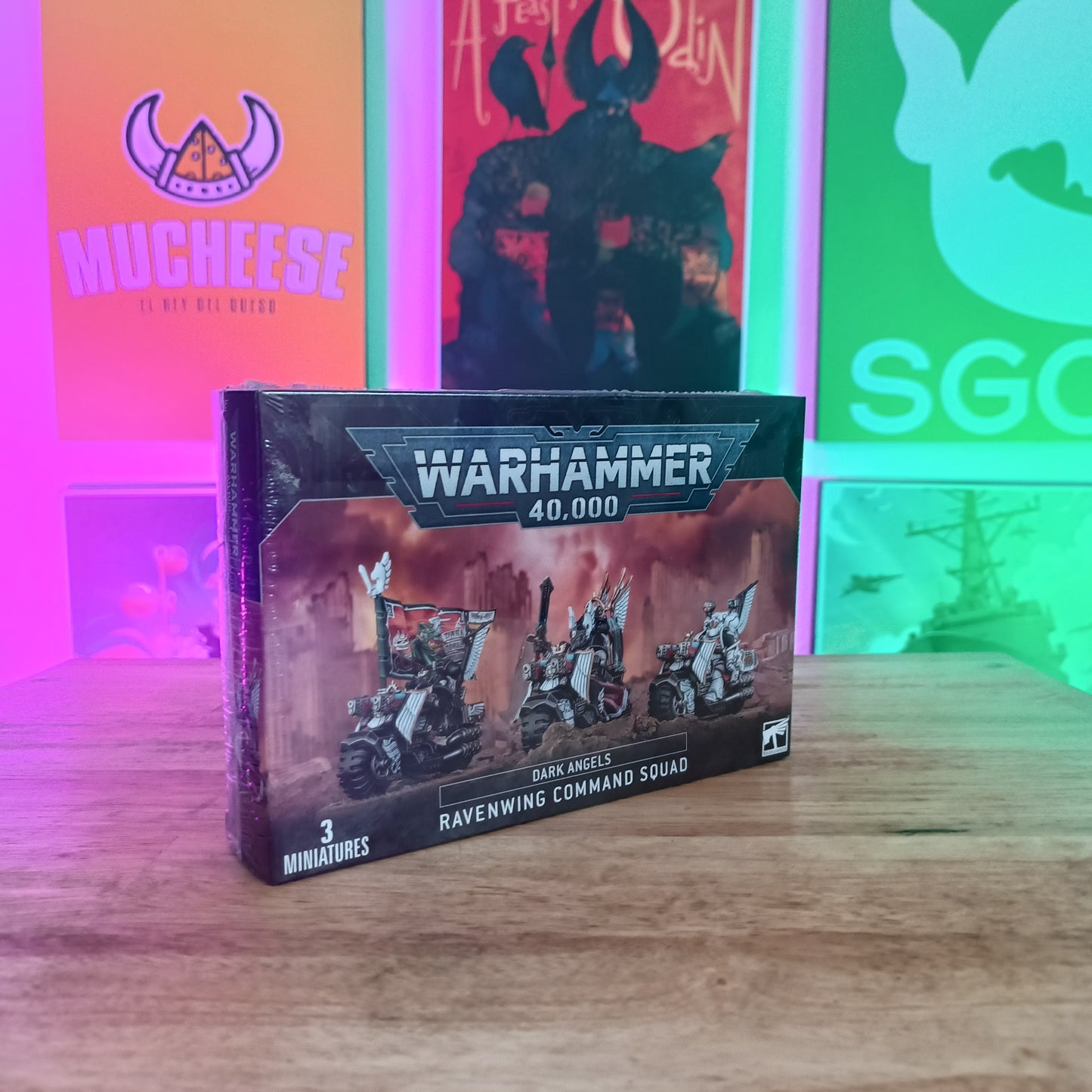 DARK ANGELS RAVENWING COMMAND SQUAD