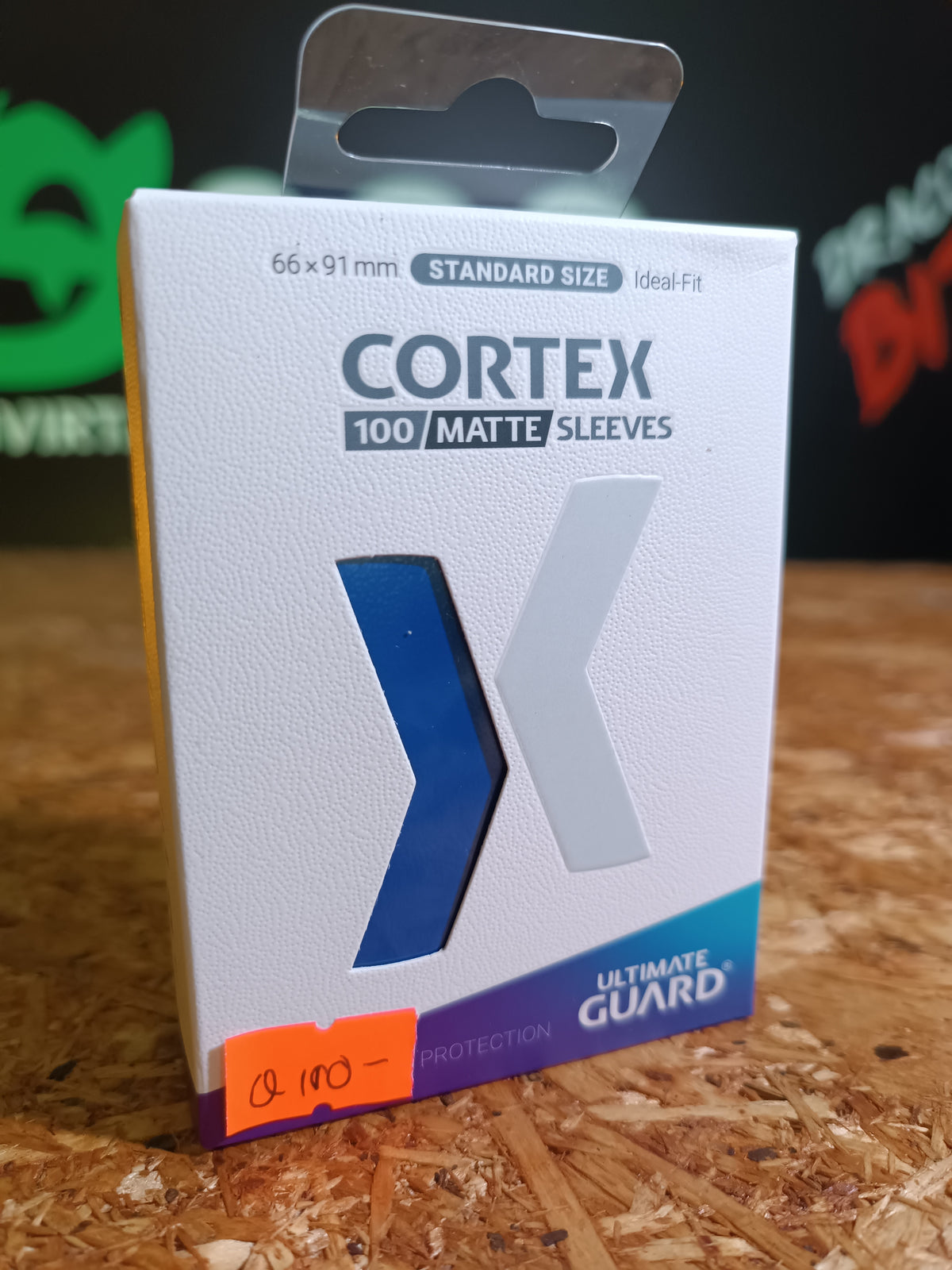 Card Sleeves:Cortex Standard Size-Matte Blue (100 ct.)