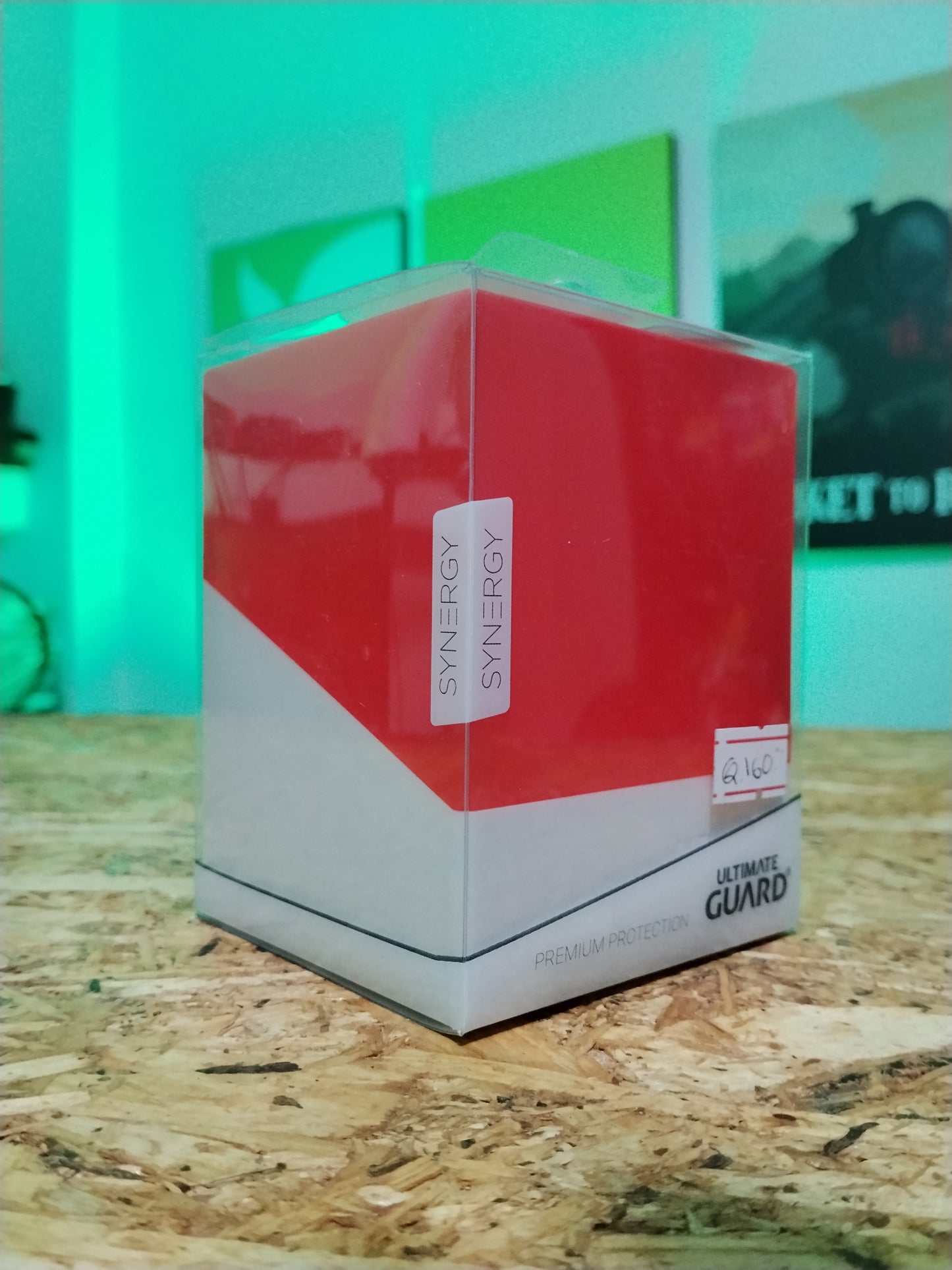(Copia) Ultimate Guard Boulder Deck Case 100+SYNERGY Red white