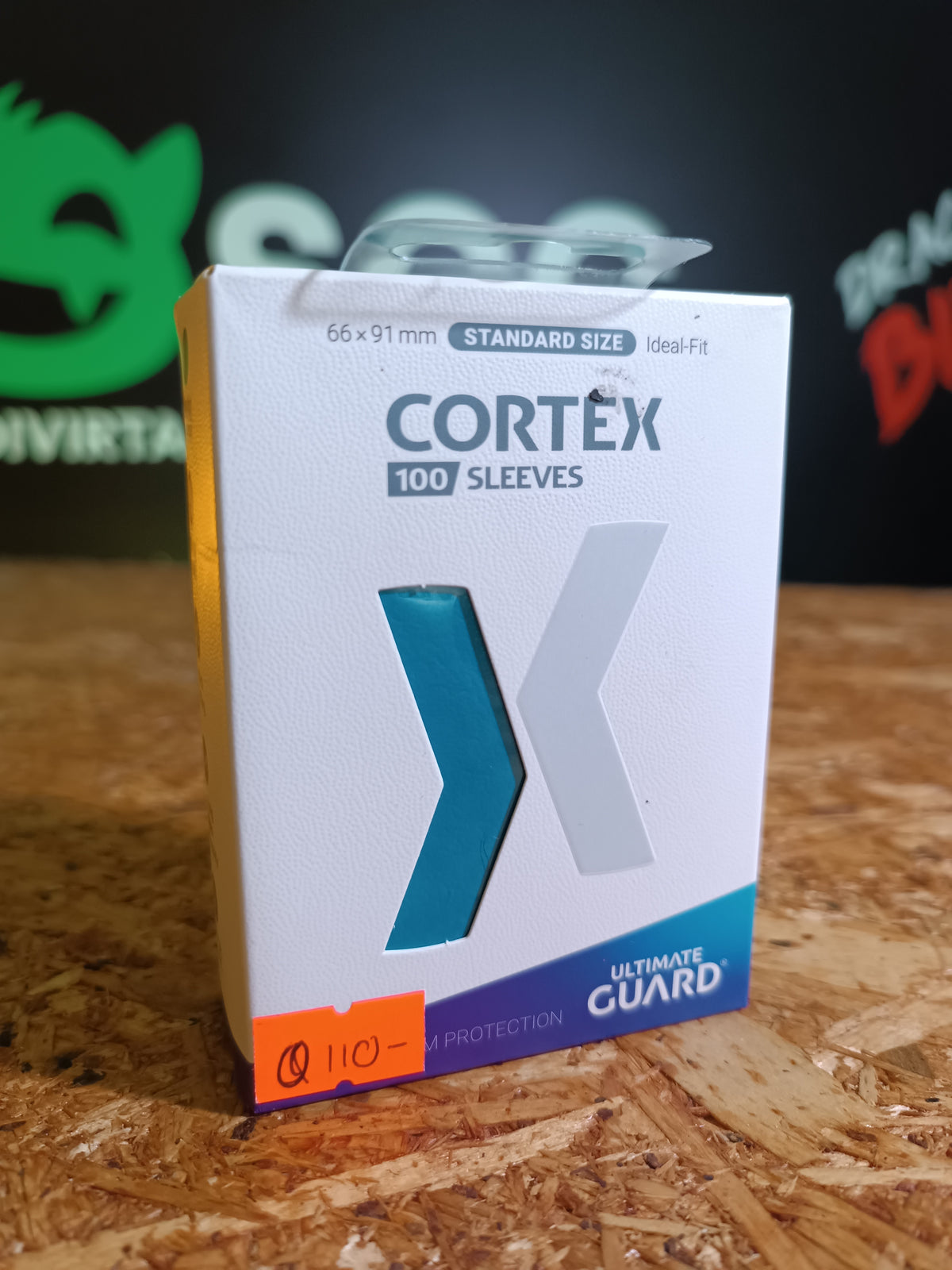 Card Sleeves:Cortex Standard Size-Glossy Petrol (100 ct.)