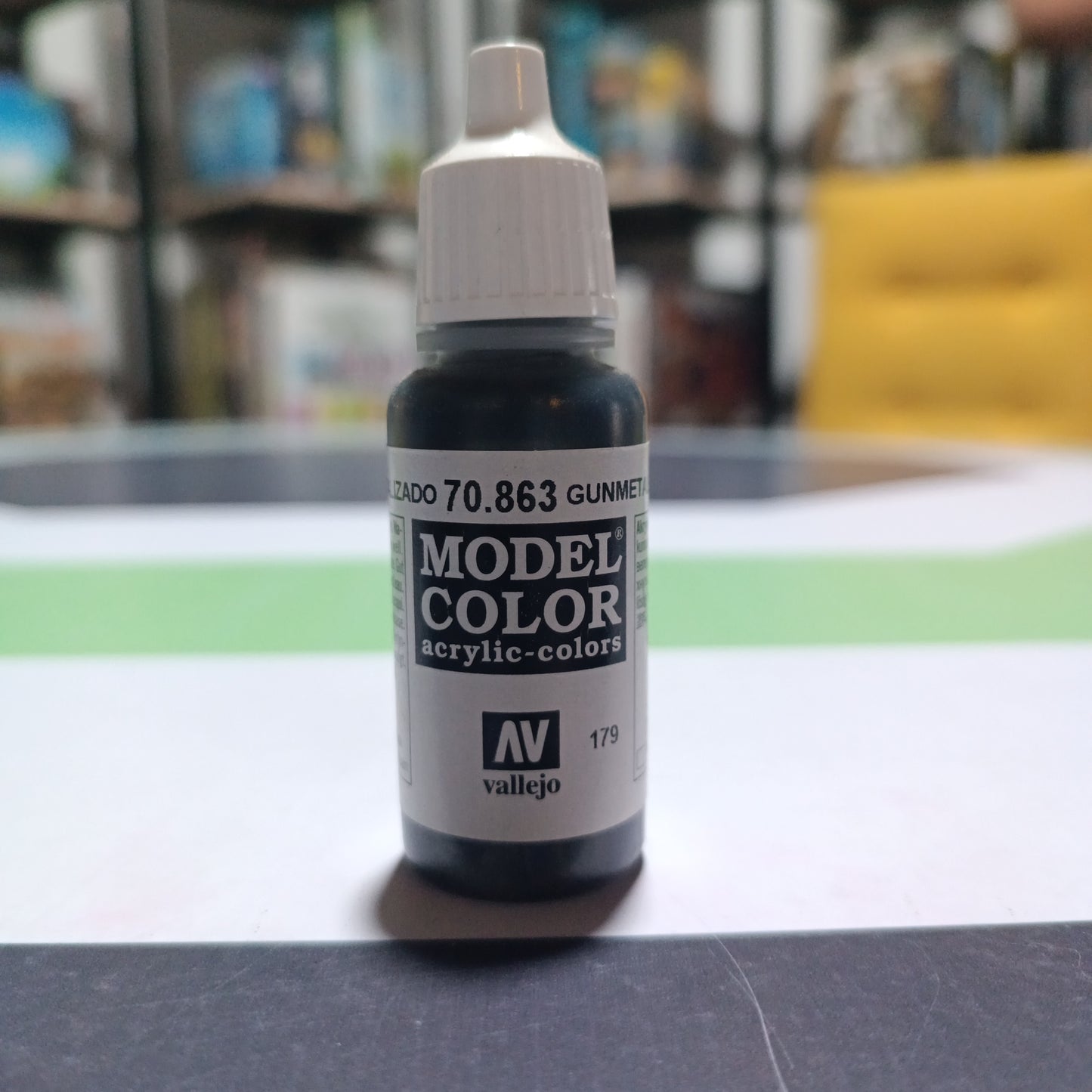 Vallejo model color Gunmetal