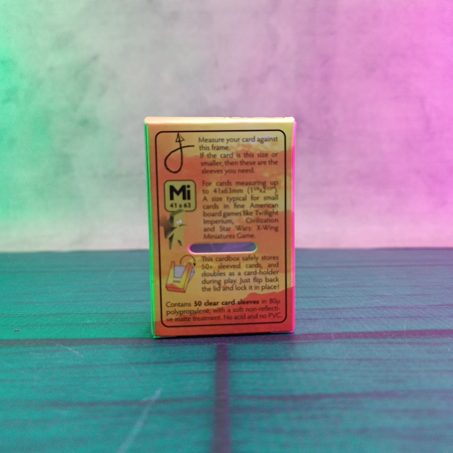 Arcane tinmen Sleeves Box Mini count 50 non-glare