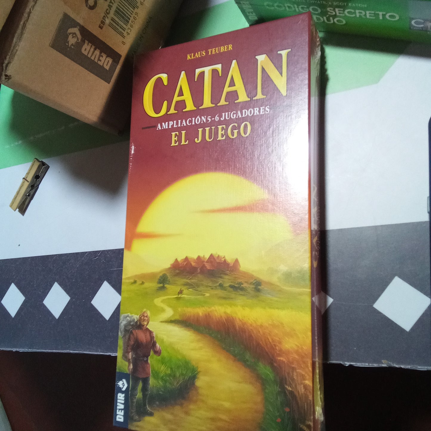 Catan ampliación 5-6 jugadores el juego