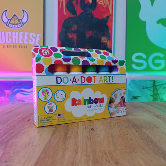 DO-A-DOT ART 6 PACK RAINBOW MARKERS