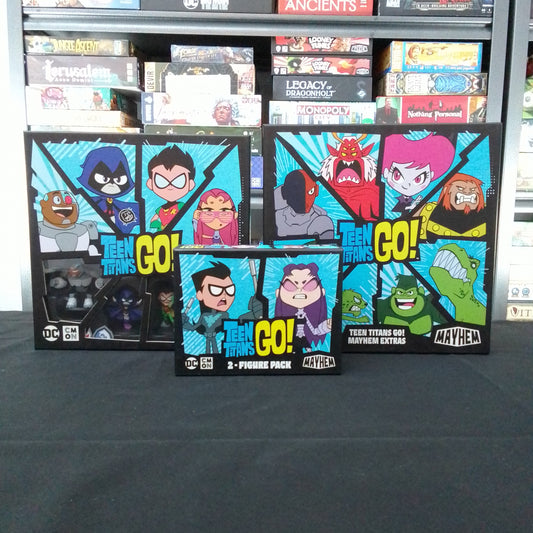 B2G - Teen Titans Go! Mayhem, extras & figure pack - para alquilar