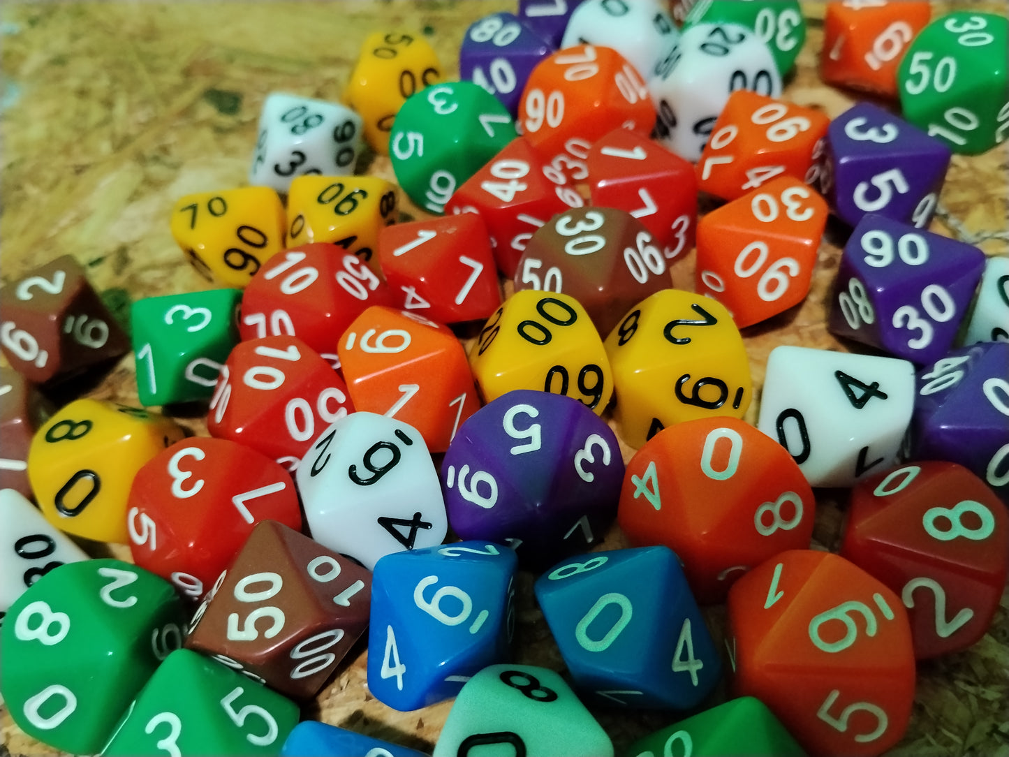Dados de 10 lados d10