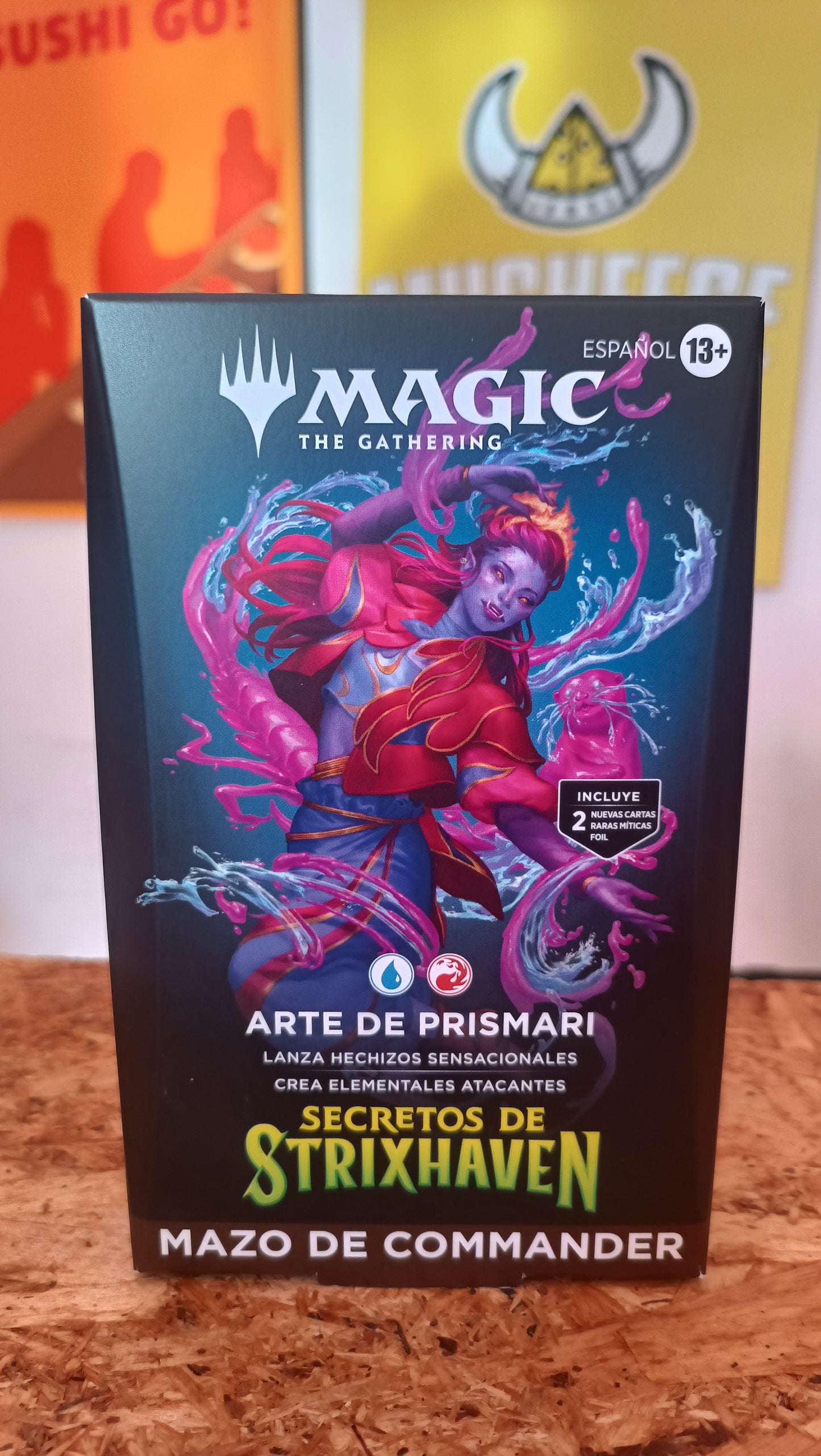 Secretos de Strixheaven Arte de Prismari Mazo de Commander