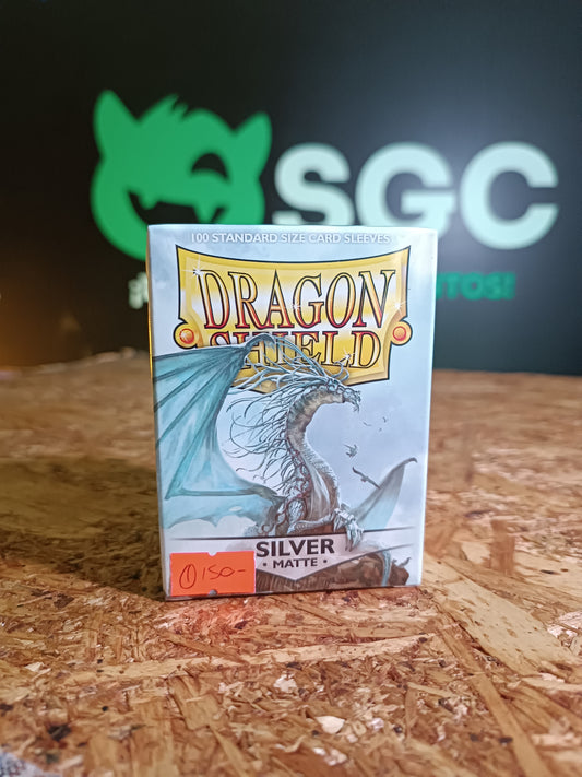 DragonShieldSleeves:Standard- Matte Silver (100 ct.)
