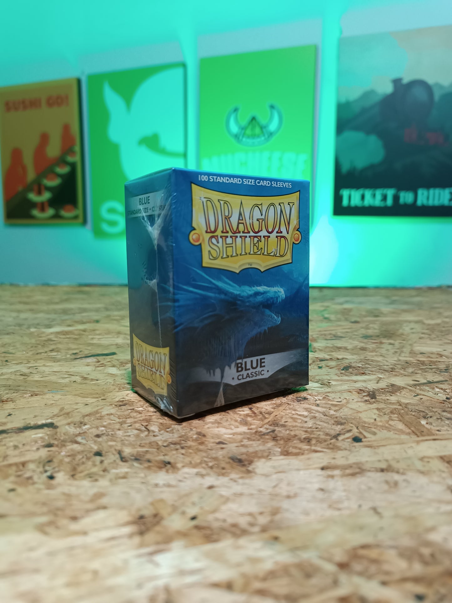 Dragon Shield Sleeves: Standard- Classic Blue