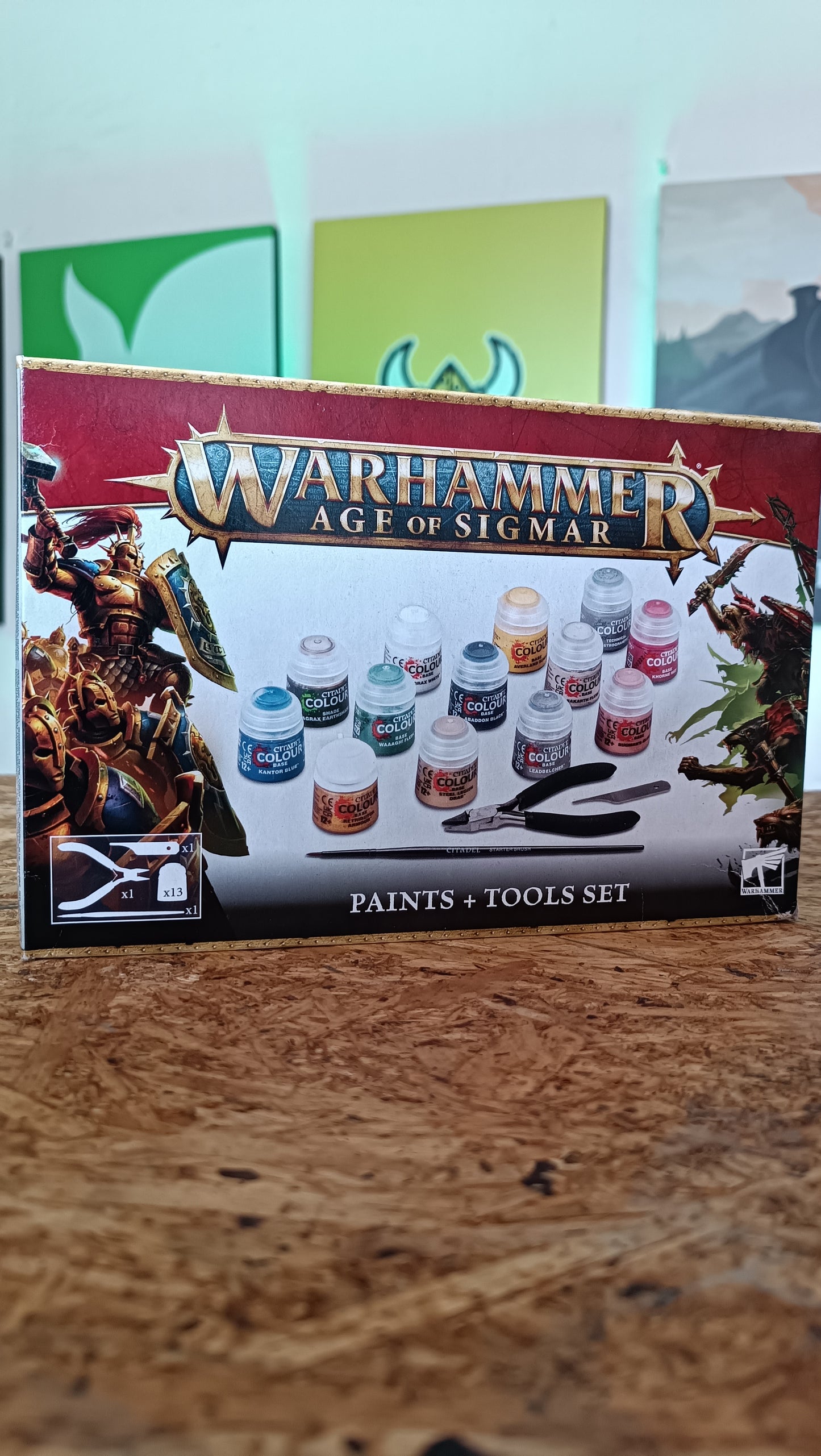 AOS PAINTS+TOOLS SET