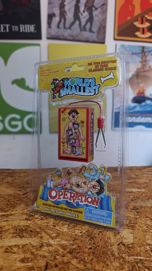 World's smallest operation board Game