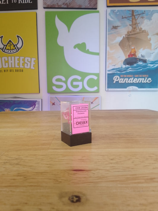 CHX20384: 7-Die Set Mini Translucent: Pink/ White