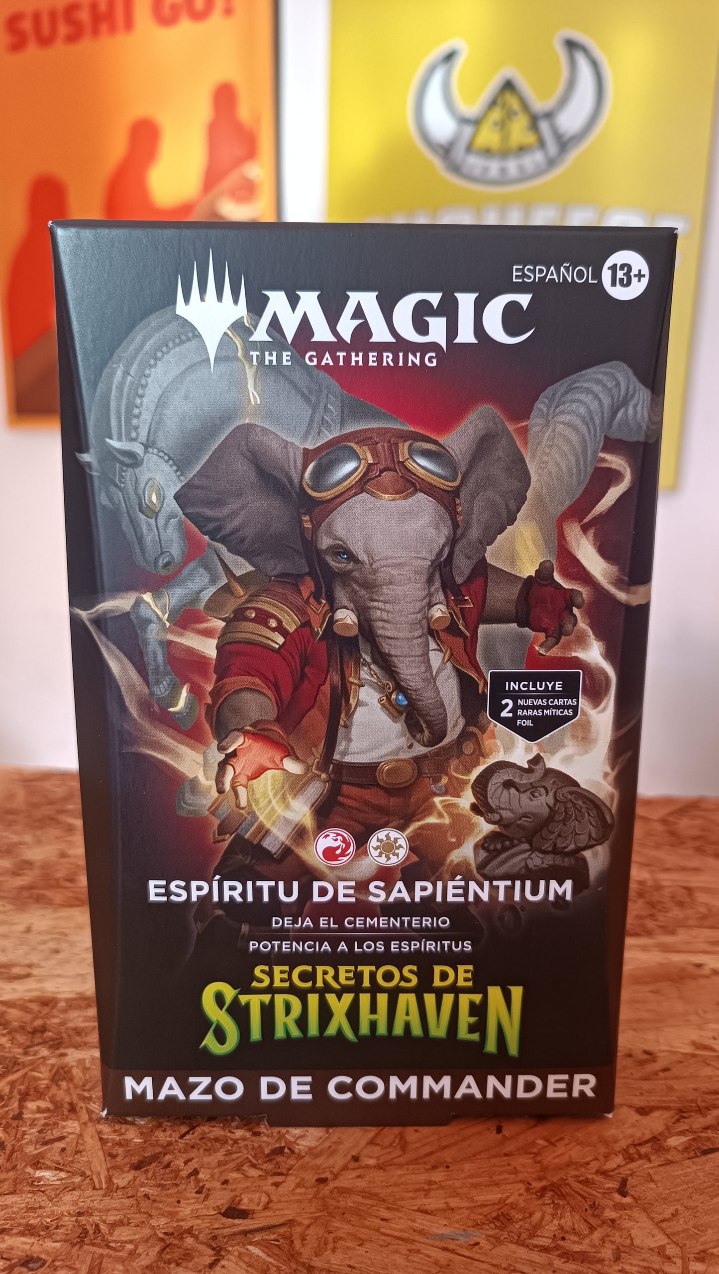 Secretos de Strixheaven Espíritu de Sapientium mazo de Commander