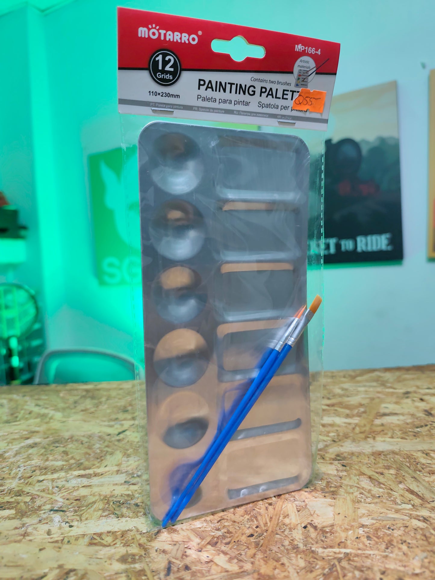 Motarro painting palette rectangular