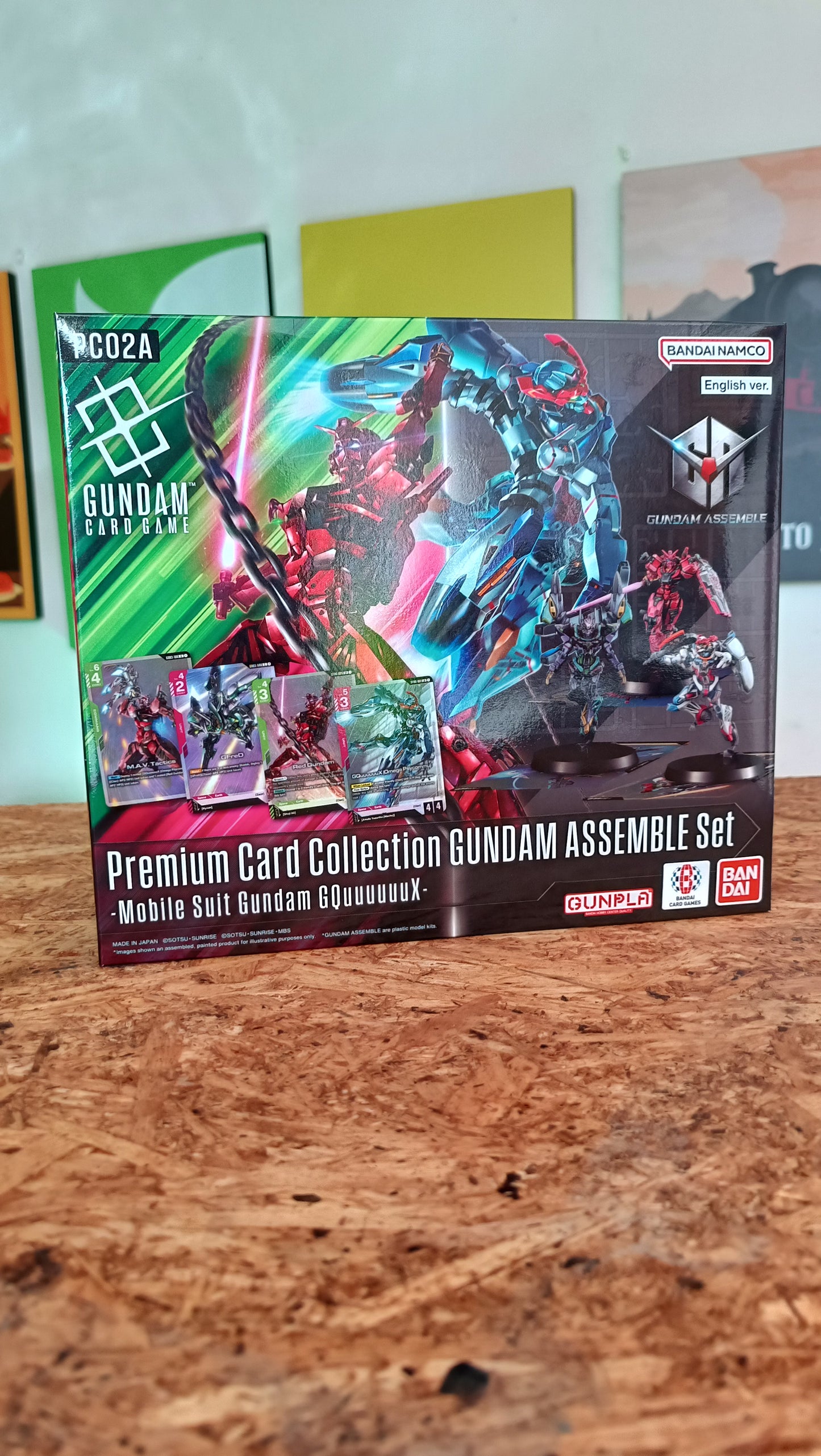Gundam Card Game: Gundam Assemble premium collection set display-GQuuuuuX