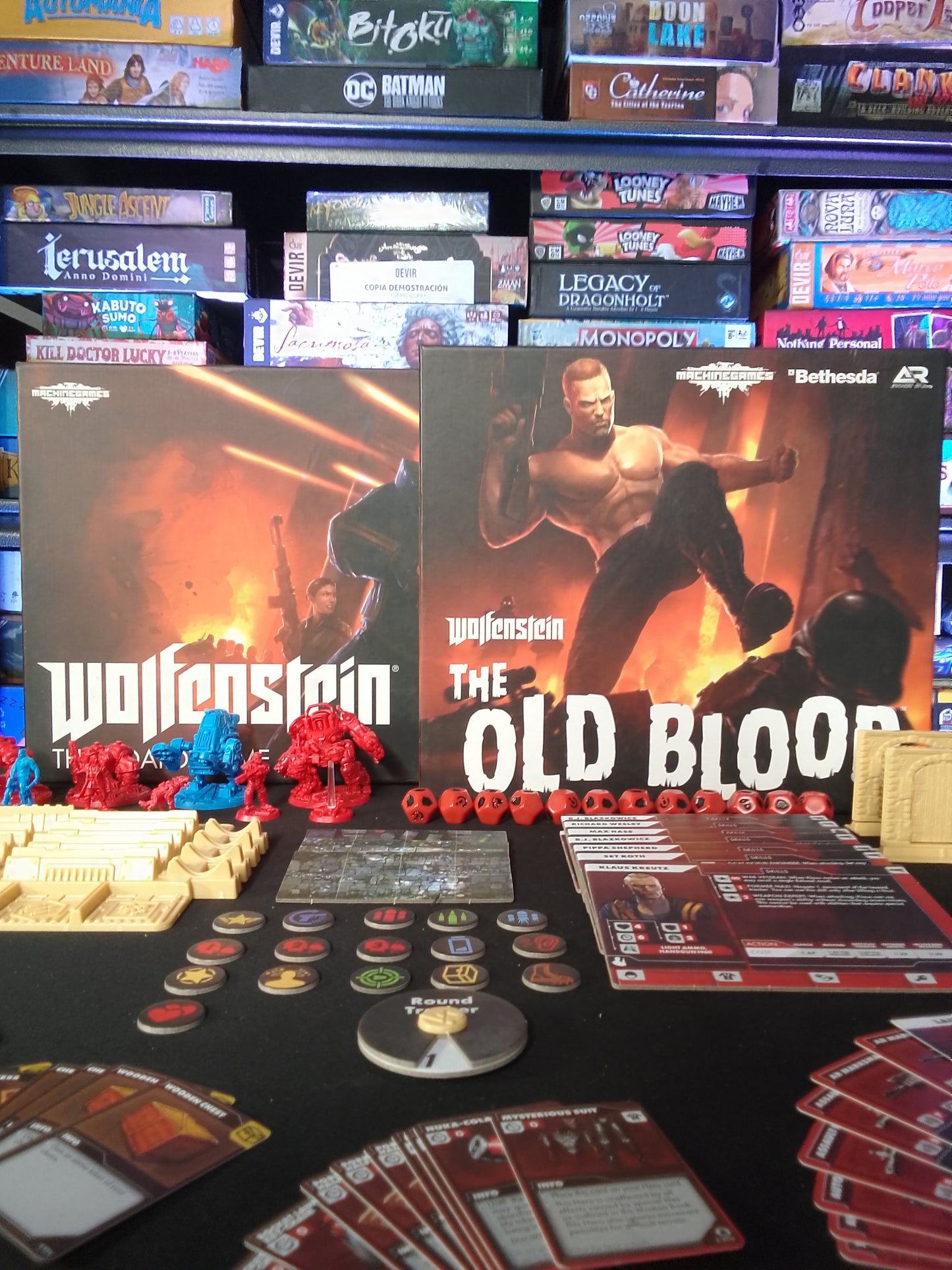 B2G - Wolfstein The Board Game & Old Blood  - para alquilar