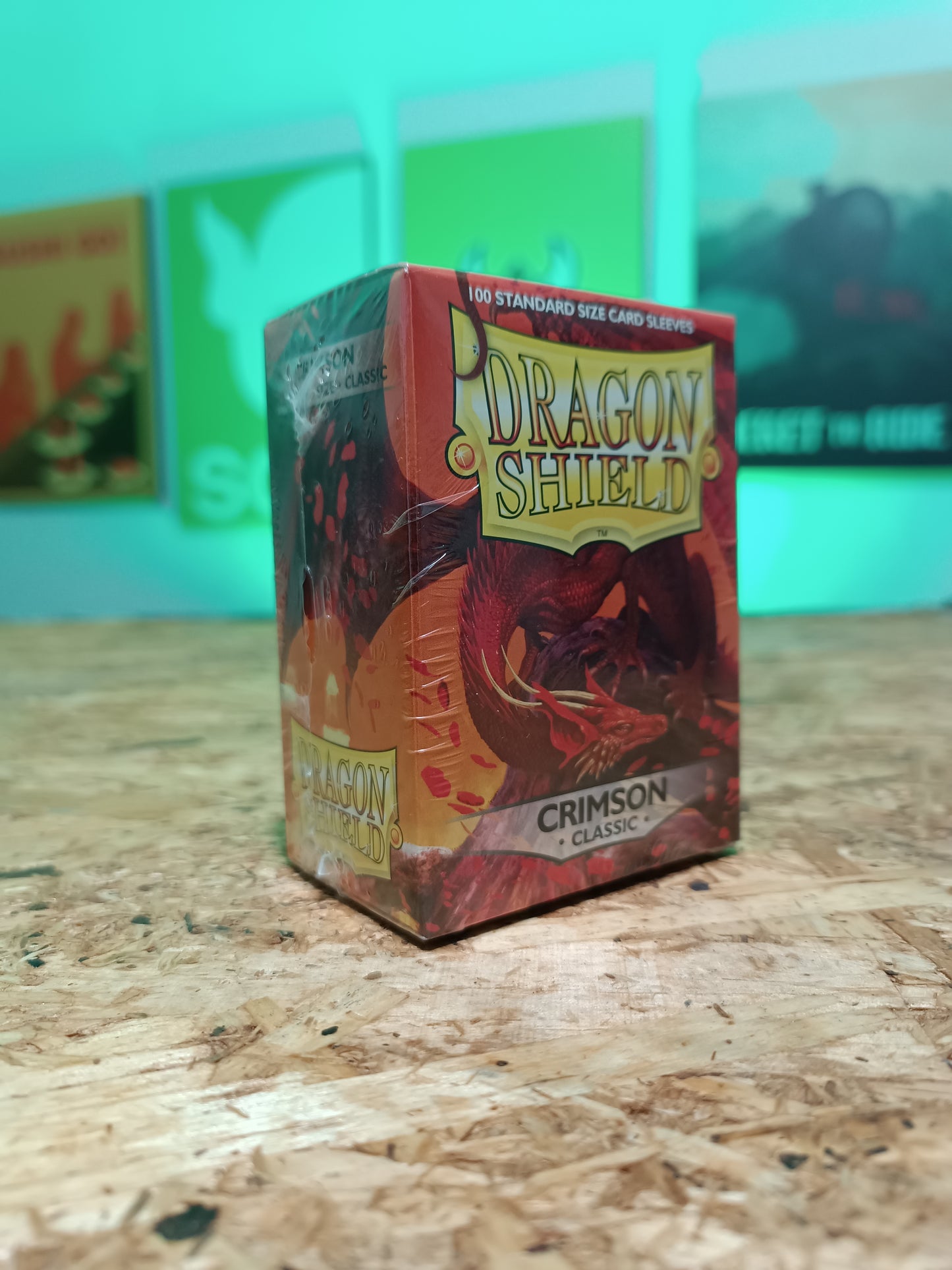 Dragon Shield Sleeves: Standard- Classic Crimson
