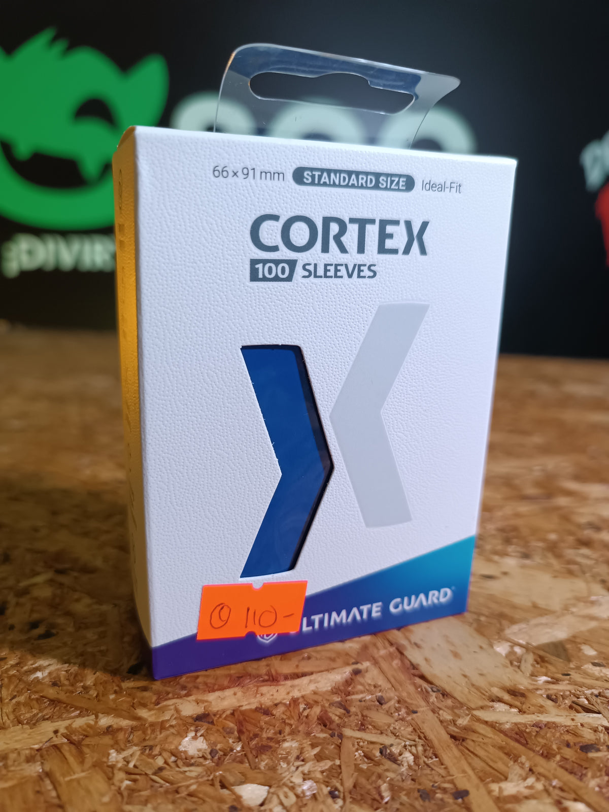 Card Sleeves:Cortex Standard Size-Glossy Blue (100 ct.)