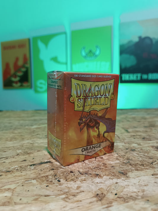 Dragon Shield Sleeves: Standard- Matte Orange