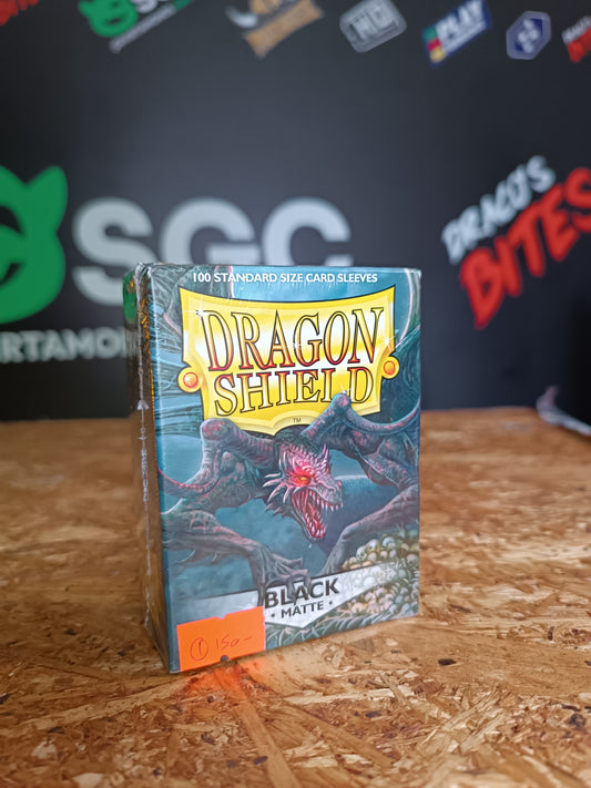 DragonShieldSleeves: Standard- Matte Black (100 ct.)