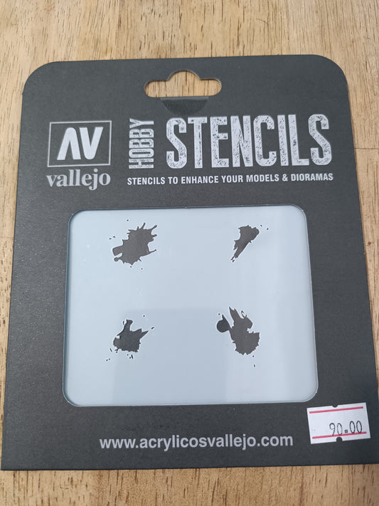 HOBBY STENCILS SALPICADURAS DE GASOLINA (1/35)
