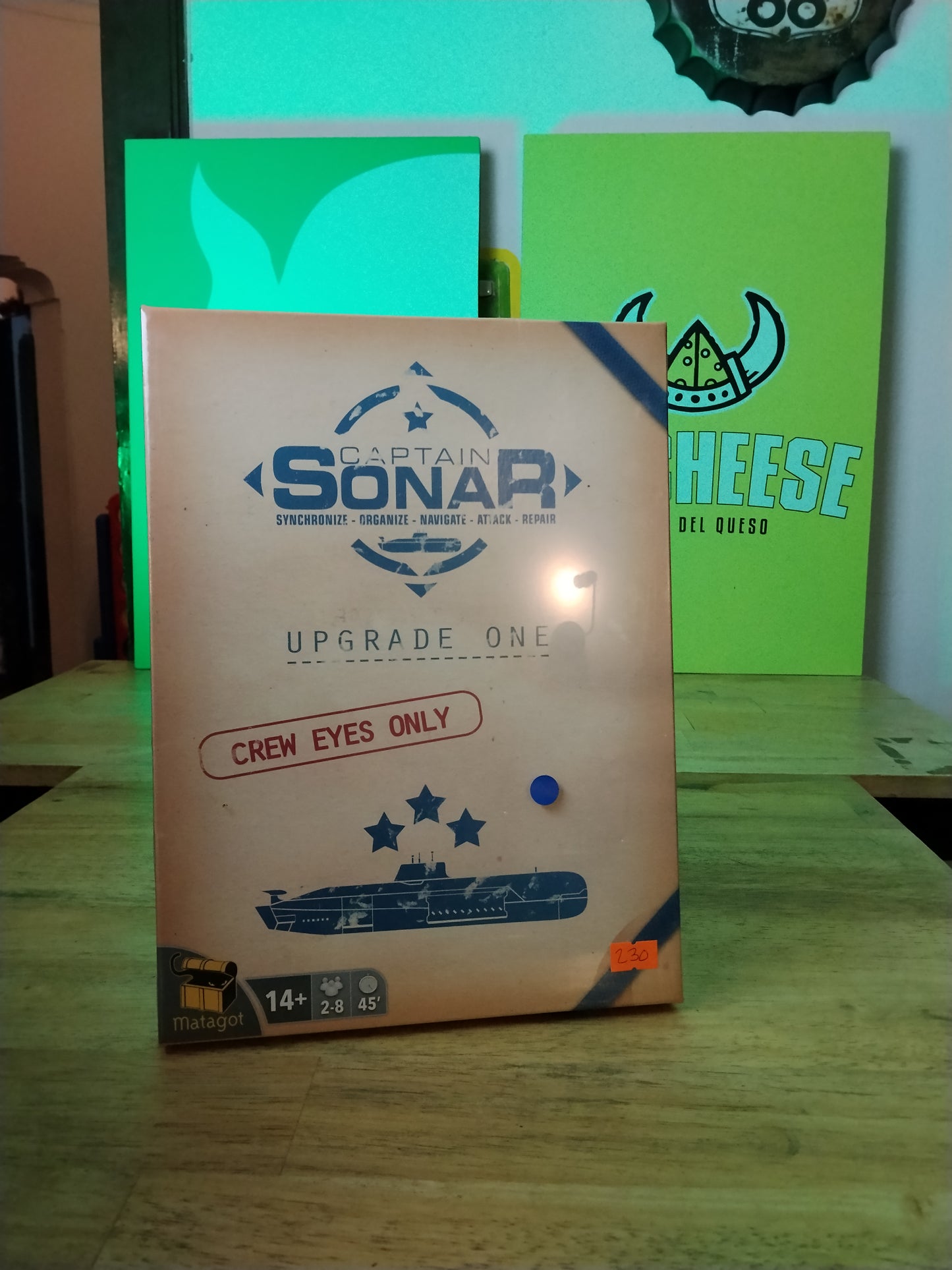 Captain Sonar | Upgrade One Crew Eyes Only Expansion
